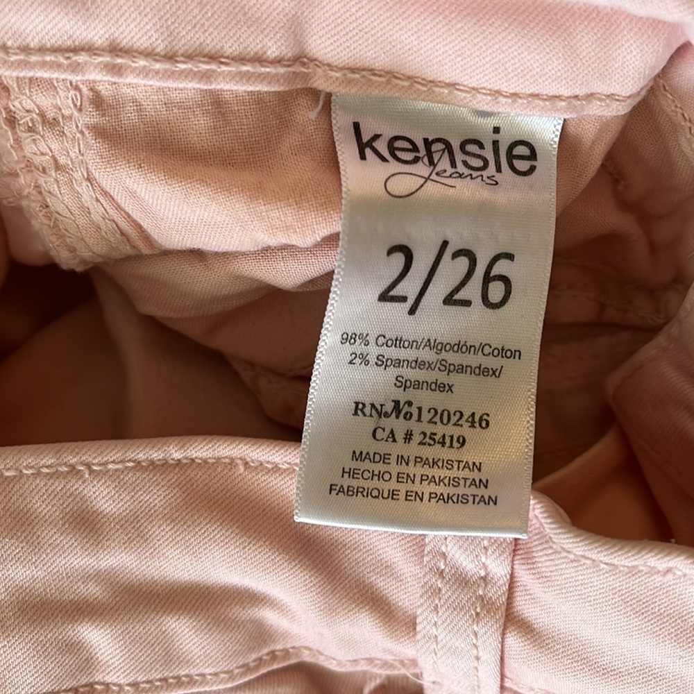 💜Pale pink Kensie skinny jeans Size 26 - Picture 5 of 6